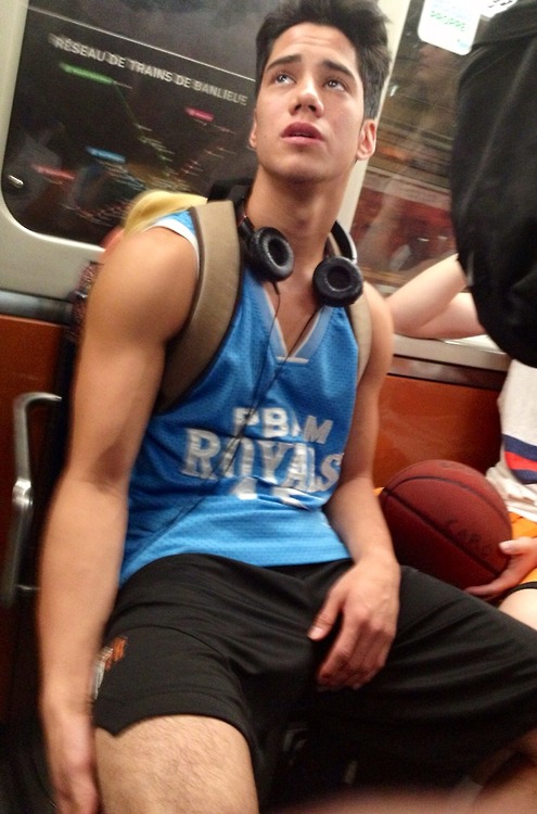 One of our friends took a trip up to Montreal this summer, and this is what he found on the metro. So many cuties on trains all over the world! What do you guys think?