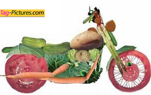 vegetable motorcycle