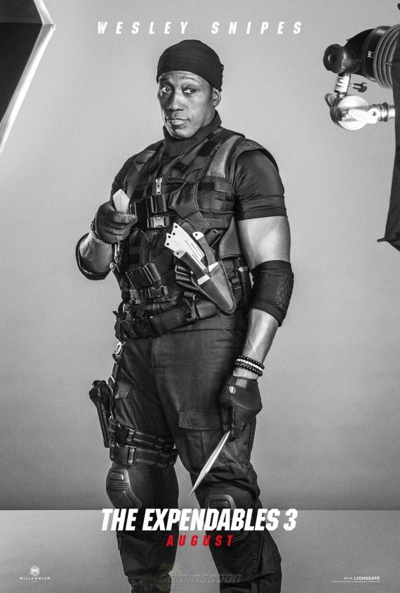 expendables 3 wesley snipes poster 570x844 Expendables 3 Unveils 16 Character Posters