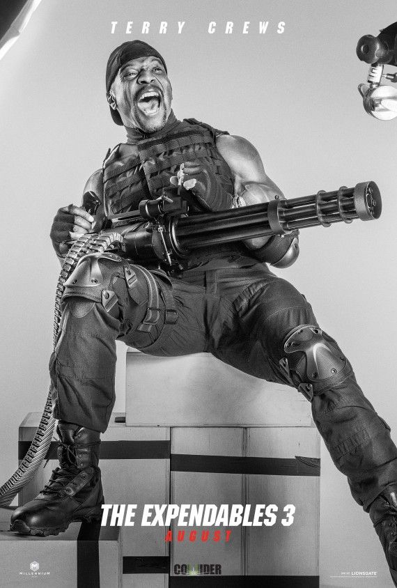 expendables 3 terry crews poster 570x844 Expendables 3 Unveils 16 Character Posters