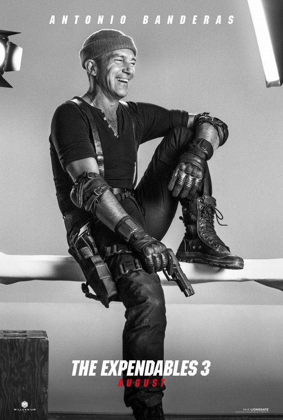 expendables 3 antonio banderas poster 570x844 Expendables 3 Unveils 16 Character Posters