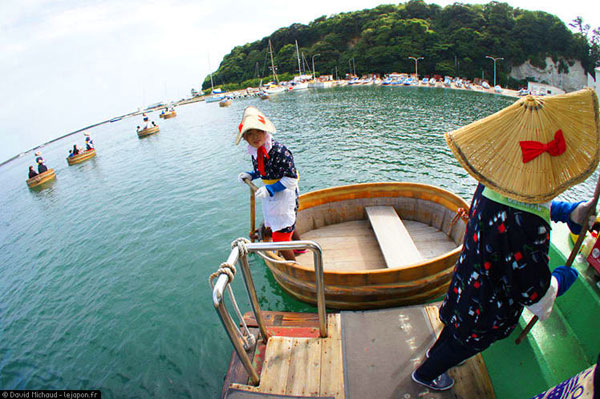 Unseen ญี่ปุ่น ล่องเรืออ่างตะไรบูเนะ (Tarai bune) ที่เกาะซาโดะ Sado