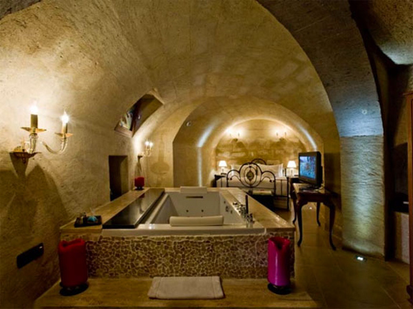 โรงแรมหรู ดีไซน์ให้อยู่ในถ้ำ Peri Cave Hotel & Pension Cave Hotel ตุรกี โรงแรมหรู ดีไซน์ให้อยู่ในถ้ำ Peri Cave Hotel & Pension Cave Hotel ตุรกี