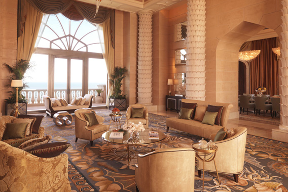 Spectacular Sitting Room at the Atlantis Resort, Dubai