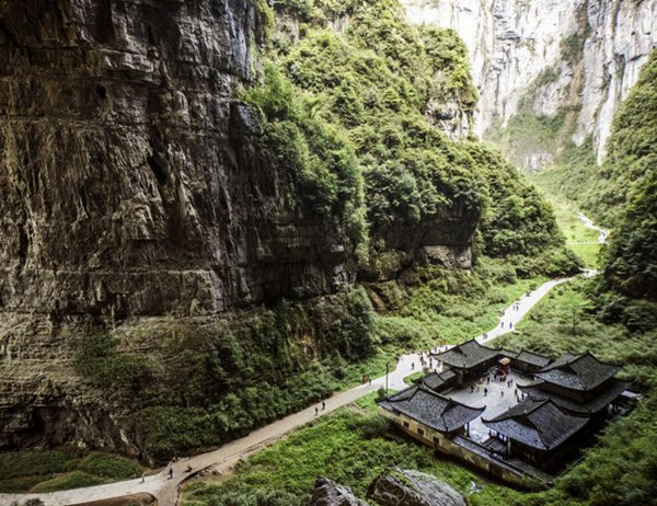 เที่ยวจีน อุทยานแห่งชาติหลุมฟ้า Three Natural Bridges ภูผาอัศจรรย์  ณ เมืองอู่หลง