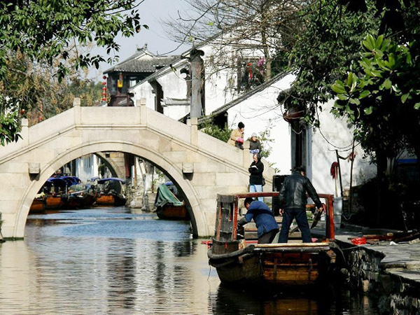 โจวจวง Zhouzhuang เมืองแห่งสายน้ำ มณฑลเจียงซู เวนิสแห่งประเทศจีน