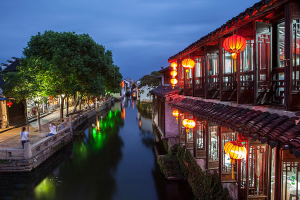 โจวจวง Zhouzhuang เมืองแห่งสายน้ำ มณฑลเจียงซู เวนิสแห่งประเทศจีน