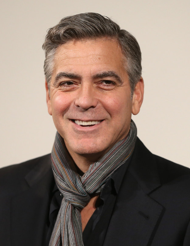 George Clooney was a door-to-door insurance salesman .