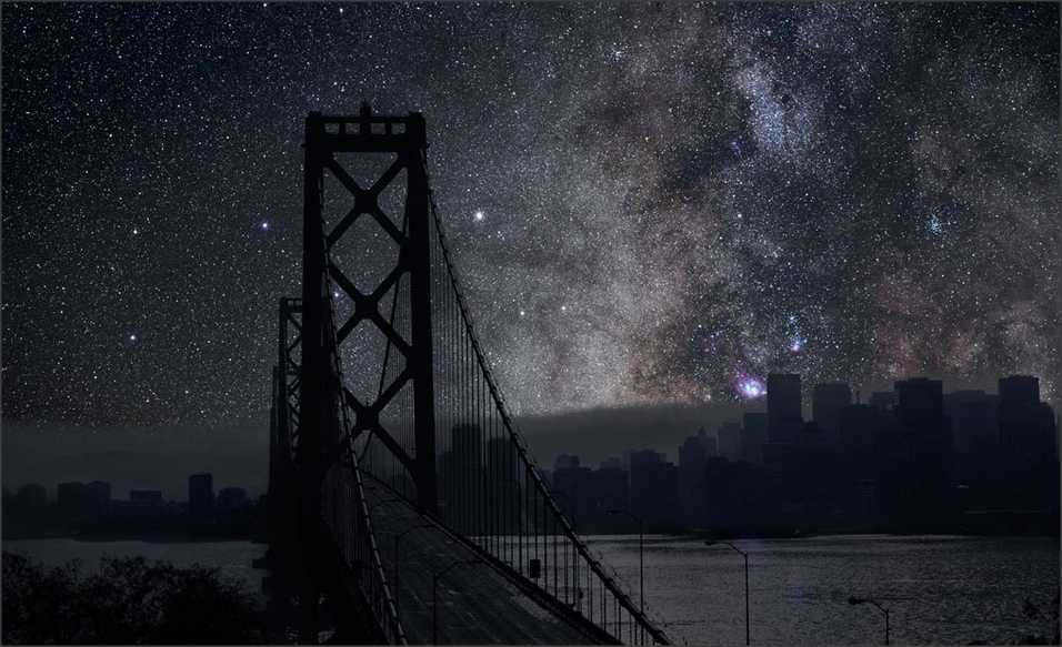 Oakland Bay Bridge, San Francisco • สะพานอ่าว Oakland, ซานฟรานซิสโก