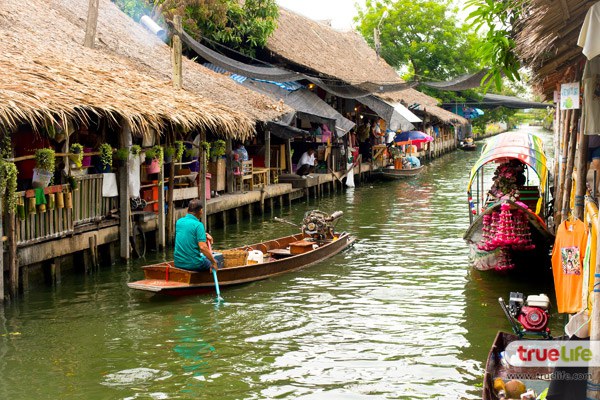 เที่ยว กิน ช้อป ตลาดน้ำคลองลัดมะยม ล่องเรือมาด สูดกลิ่นอายชนบทในกรุงเทพฯ