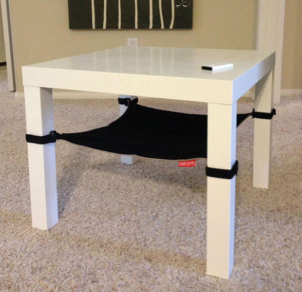 เอาใจแมว เปลแมวใต้โต๊ะ