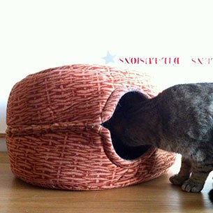 DIY เตียงนอนแมว