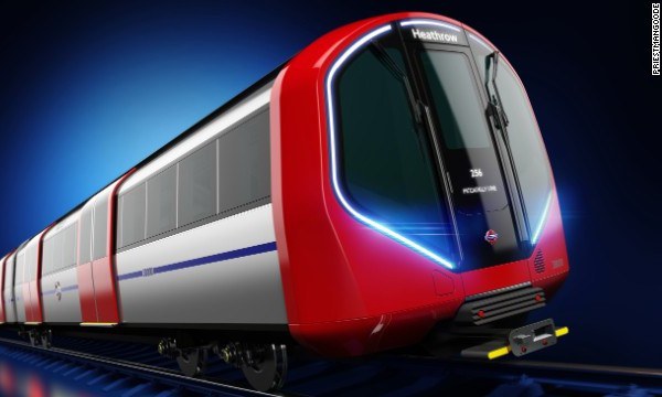 โฉมใหม่ รถไฟใต้ดิน กรุงลอนดอน รูปโฉมยานอวกาศสุดล้ำยุค โฉมใหม่ รถไฟใต้ดิน กรุงลอนดอน รูปโฉมยานอวกาศสุดล้ำยุค