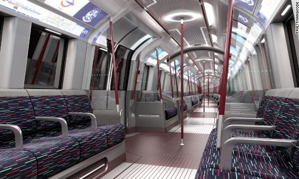 โฉมใหม่ รถไฟใต้ดิน กรุงลอนดอน รูปโฉมยานอวกาศสุดล้ำยุค โฉมใหม่ รถไฟใต้ดิน กรุงลอนดอน รูปโฉมยานอวกาศสุดล้ำยุค