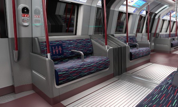 โฉมใหม่ รถไฟใต้ดิน กรุงลอนดอน รูปโฉมยานอวกาศสุดล้ำยุค โฉมใหม่ รถไฟใต้ดิน กรุงลอนดอน รูปโฉมยานอวกาศสุดล้ำยุค