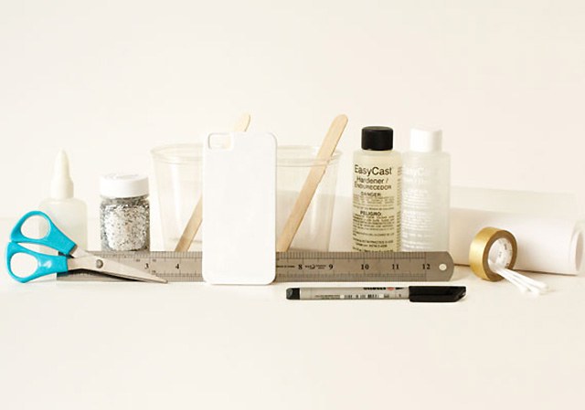 วัสดุและอุปกรณ์สำหรับทำเคสมือถือ / Supplies for flower phone case