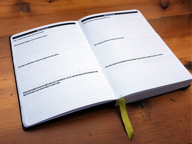 สมุดบันทึก Passion Planner แบบรายเดือน