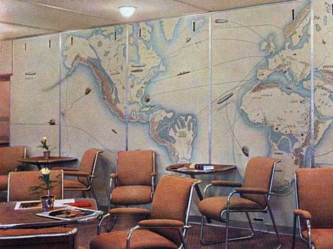 the-wall-of-the-lounge-was-covered-with-a-large-mural-depicting-the-routes-taken-by-famous-explorers-ocean-liners-and-other-zeppelins
