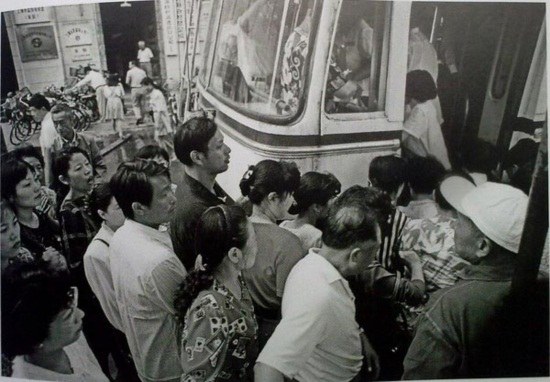 ภาพบรรยากาศเซี่ยงไฮ้ในปี1990