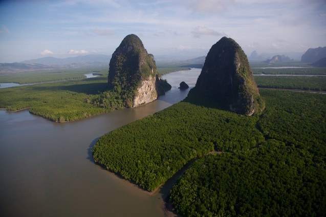 รูปภาพ วิวมุมสูงเมืองไทย สวยแปลกตา งดงามแบบไทยๆ