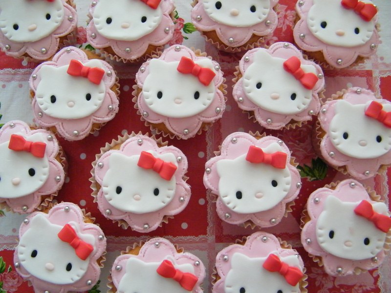 Cupcake Hello Kitty~~~~~~~~~