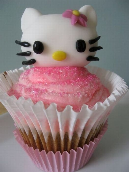 Cupcake Hello Kitty~~~~~~~~~
