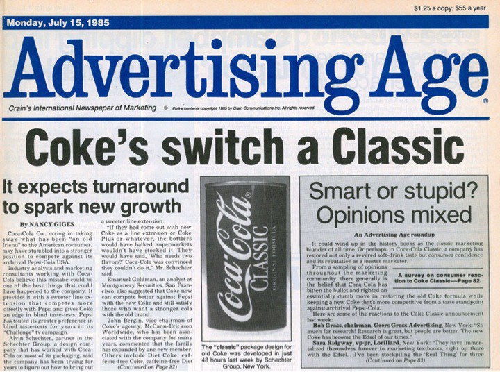 new coke ad age