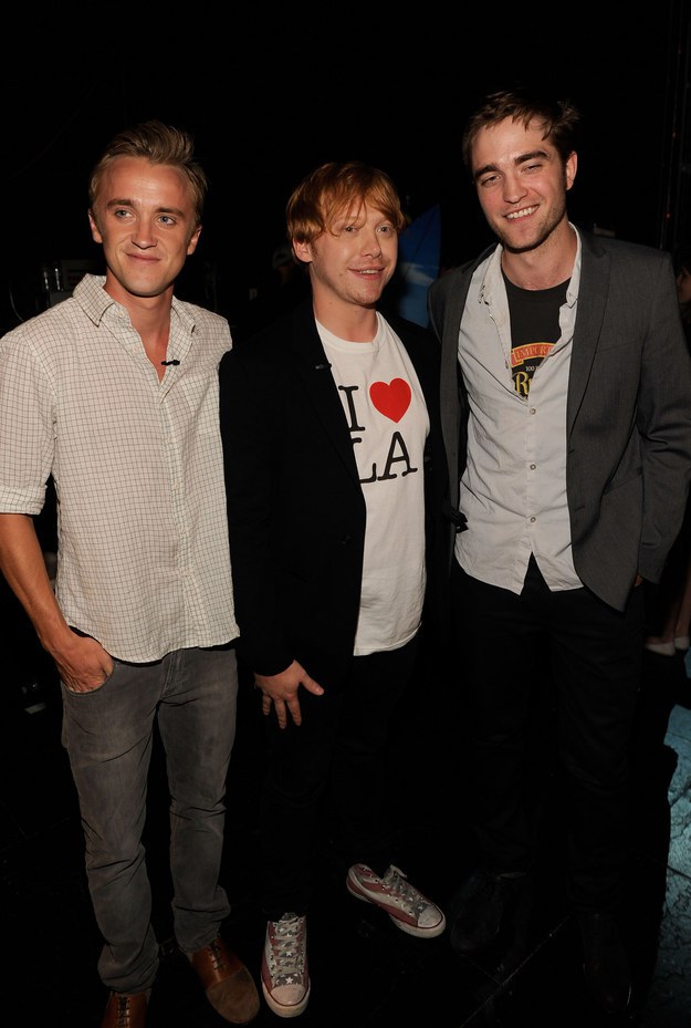 And the time Draco, Ron, and Cedric were just mates enjoying an evening in California together.