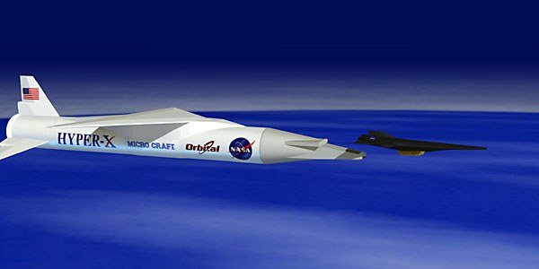 X-43 booster separation, concept