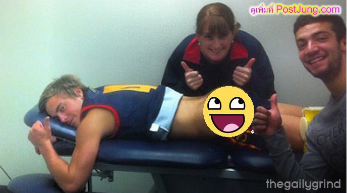 Dream Job: Rugby Player Posts Naked Locker Room Butt Massage Photo [NSFW]