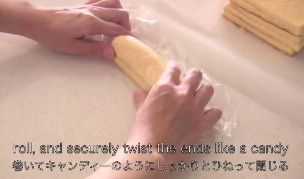 วิธีทำขนม Tokyo Banana โดยแม่บ้านญี่ปุ่น19