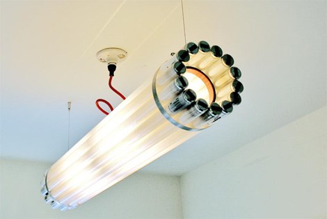 หลอดไฟเก่า diy