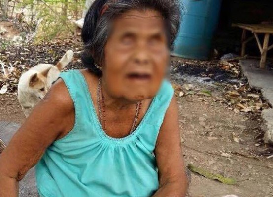 สุดรันทด! ยายเฒ่าตาบอด ต้องอยู