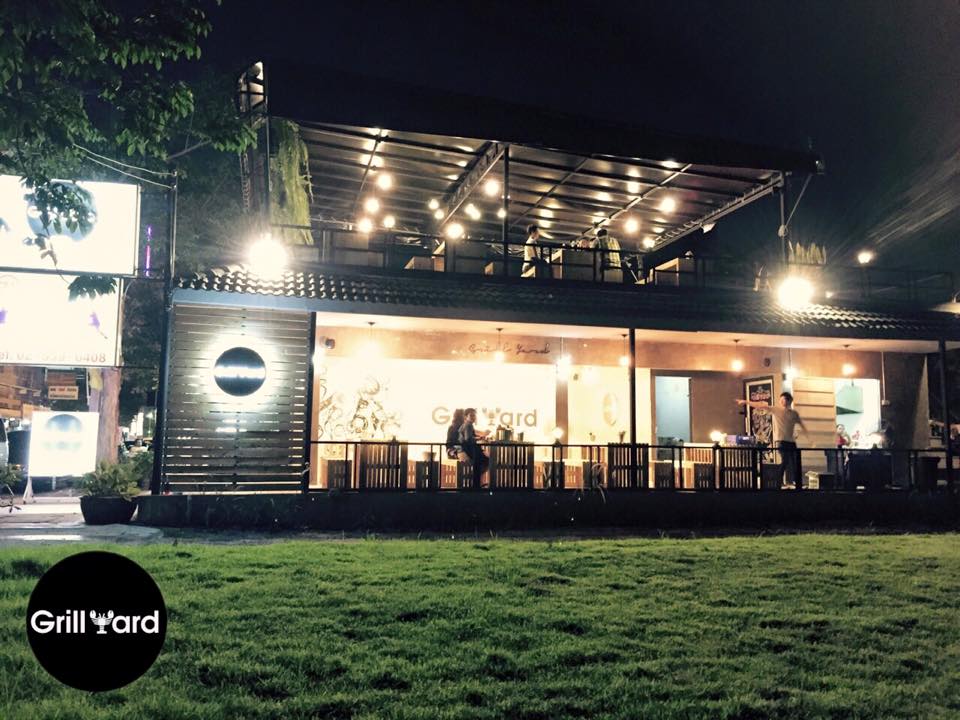 รีวิวร้าน Grill Yard บรรยากาศ สุดชิลล์