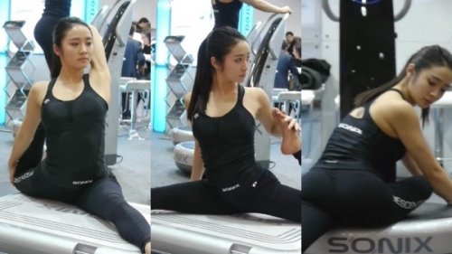 เห็นละอยากเสียเหงื่อ! &ldquo;ครูสอนโยคะสุดสวย&rdquo; หุ่นนี่เป๊ะมาก แต่ละท่าลีลาเด็ดทั้งนั้น ผมนี่กางขาตาม อยากสุขภาพดี. . (มีคลิป)