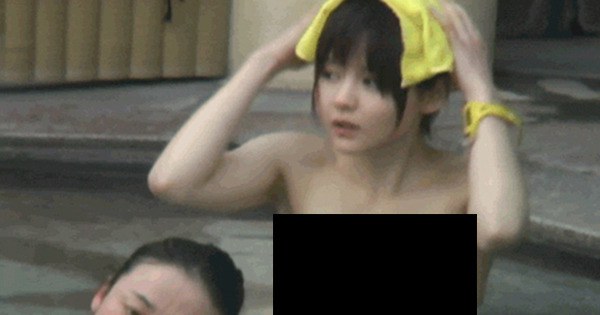 แอบถ่ายสาวงาม ในบ่อน้ำพุร้อนสาธารณะ เห็นหมดขาวมาก