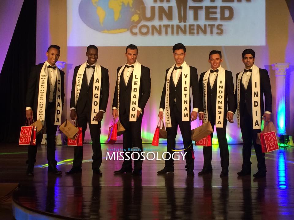 ปีของหนุ่มเอเซีย เข้ารอบสุดท้าย Mister United Continents 2015‬ ถึง 3 คน