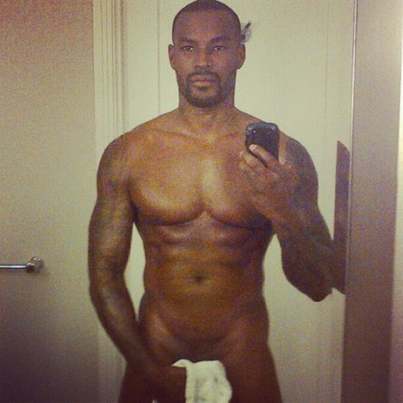 Tyson Beckford Half Nude