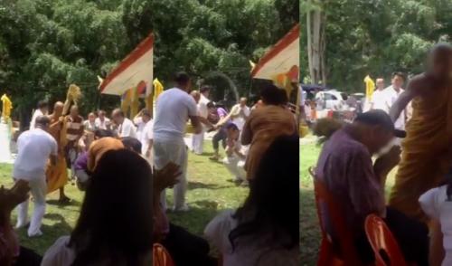 หัวสั่น! หลวงพ่อพรมน้ำมนต์ได้หนักมาก (มีคลิป)