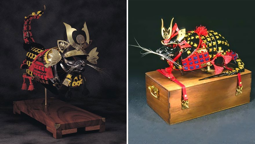 ศิลปินเจ๋ง! สร้างชุดเกราะ “แมวและหนู” ตามเรื่องราวในประวัติศาสตร์!