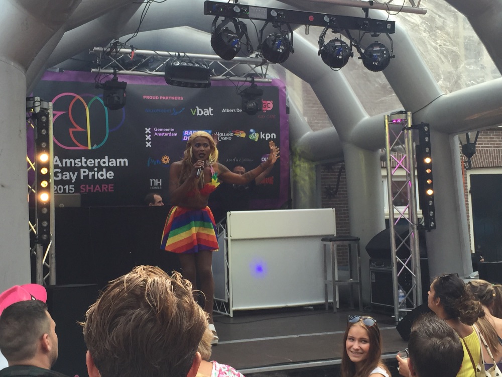 งานวัน amsterdam gay pride parade 2015