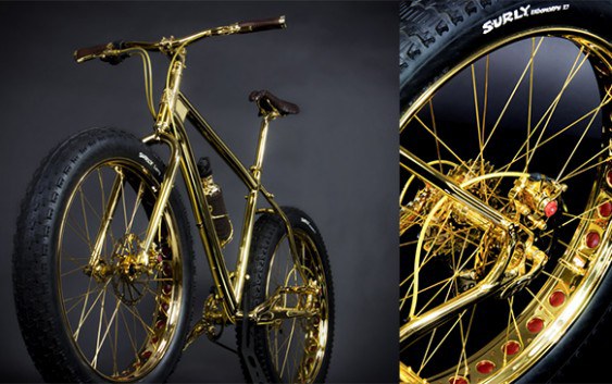 สุดหรู!! จักรยานทองคำประดับเพชร มูลค่ากว่า 30ล้าน