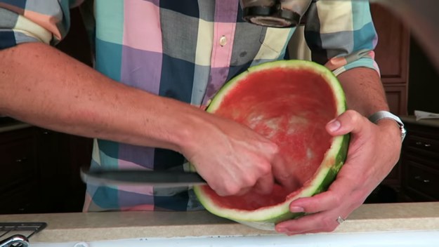 ...And you carve out your second watermelon...