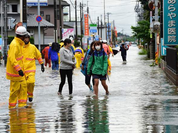 JAPAN-WEATHER-RAIN-FLOOD