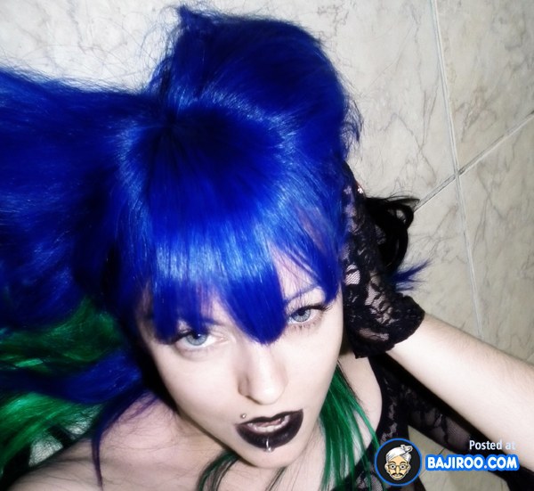 bad_girl_blue_greenc_hair_by_cherrybomb-blue-hair-dark-blue-fire-girl-women-funny-images-pictures-photos-1
