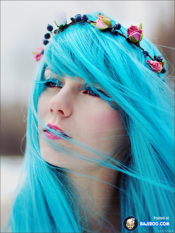 blue-hair-dark-blue-fire-girl-women-funny-images-pictures-photos-2