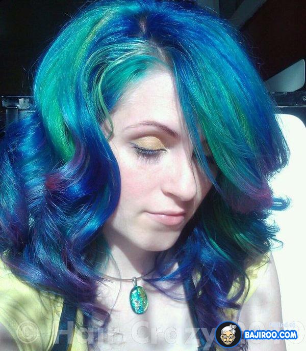 blue fire hair