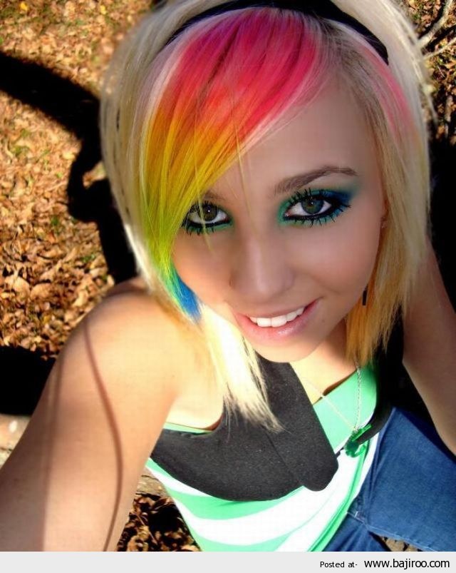 Rainbow-bob-hairstyle-fashion-girls-funny-weird-amazing-images-bajiroo-pictures-photo-gallery-11