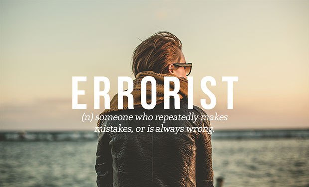 คำศัพท์เกิดใหม่ Errorist