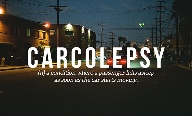 คำศัพท์เกิดใหม่ Carcolepsy